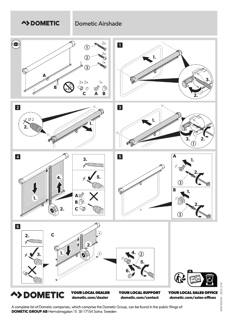 Image de la première page du manuel de l'appareil Airshade