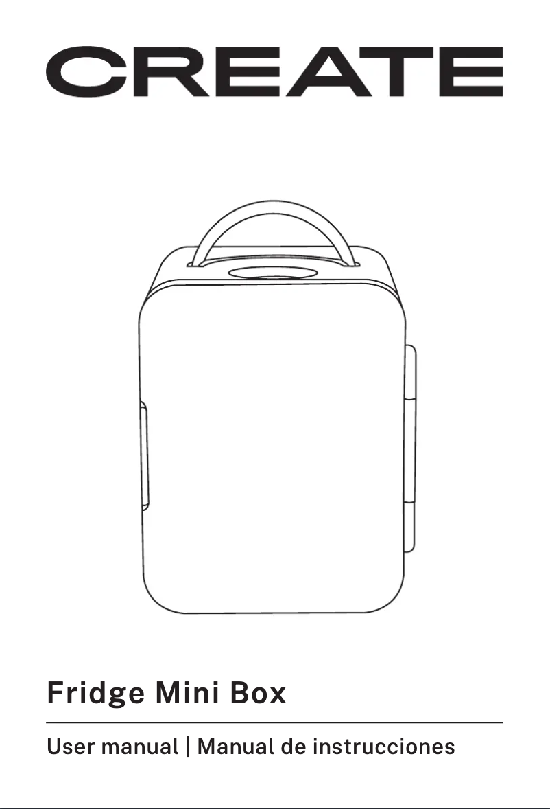 Image de la première page du manuel de l'appareil Fridge Mini Box
