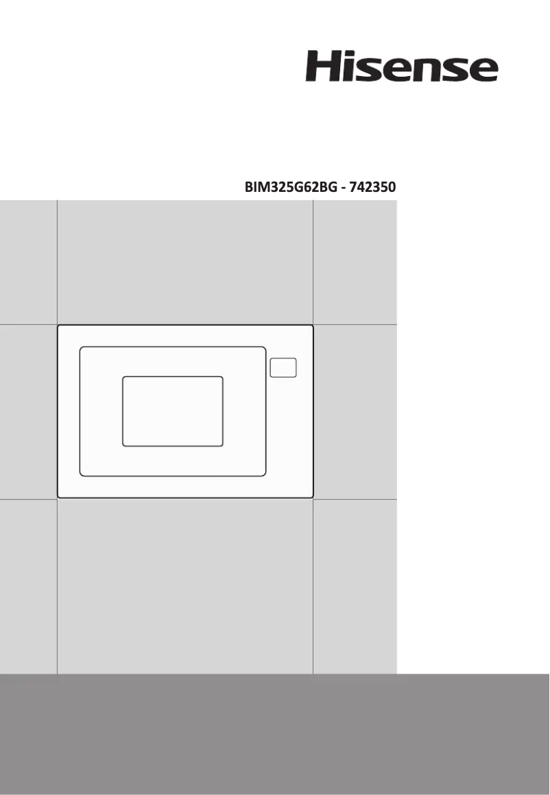Image de la première page du manuel de l'appareil BIM325G62BG