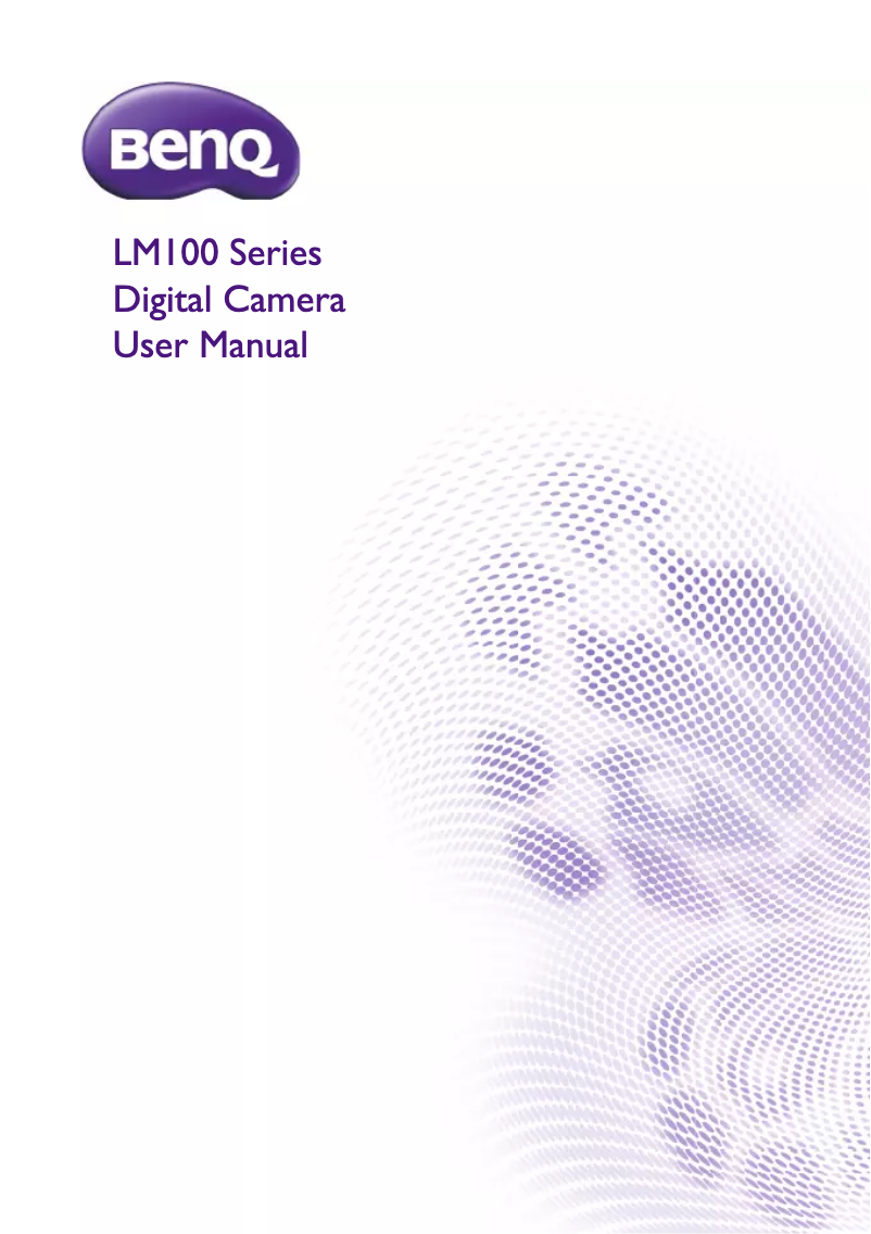 Page n°1 - Manuel utilisateur BenQ LM100