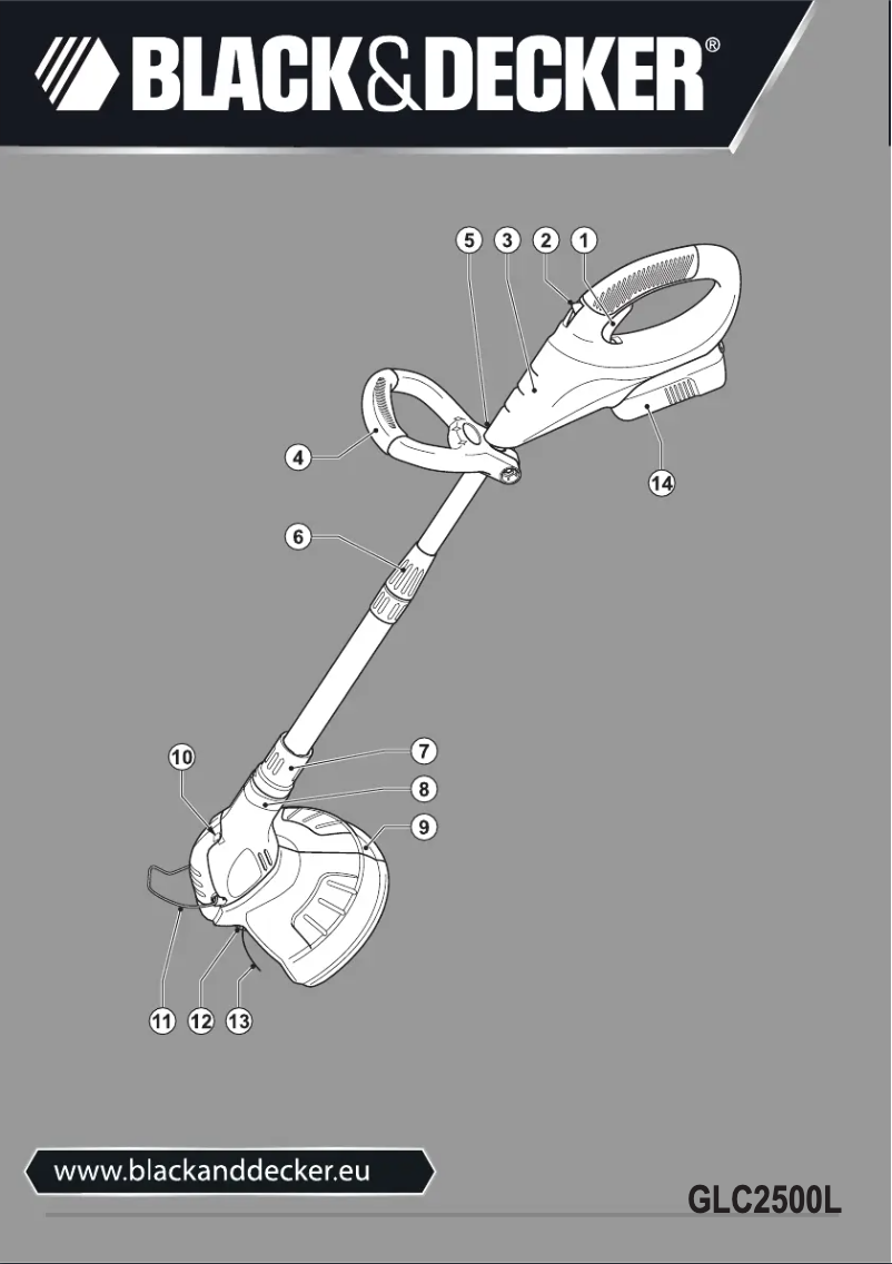 Page 1 de la notice Manuel utilisateur Black & Decker GLC2500L