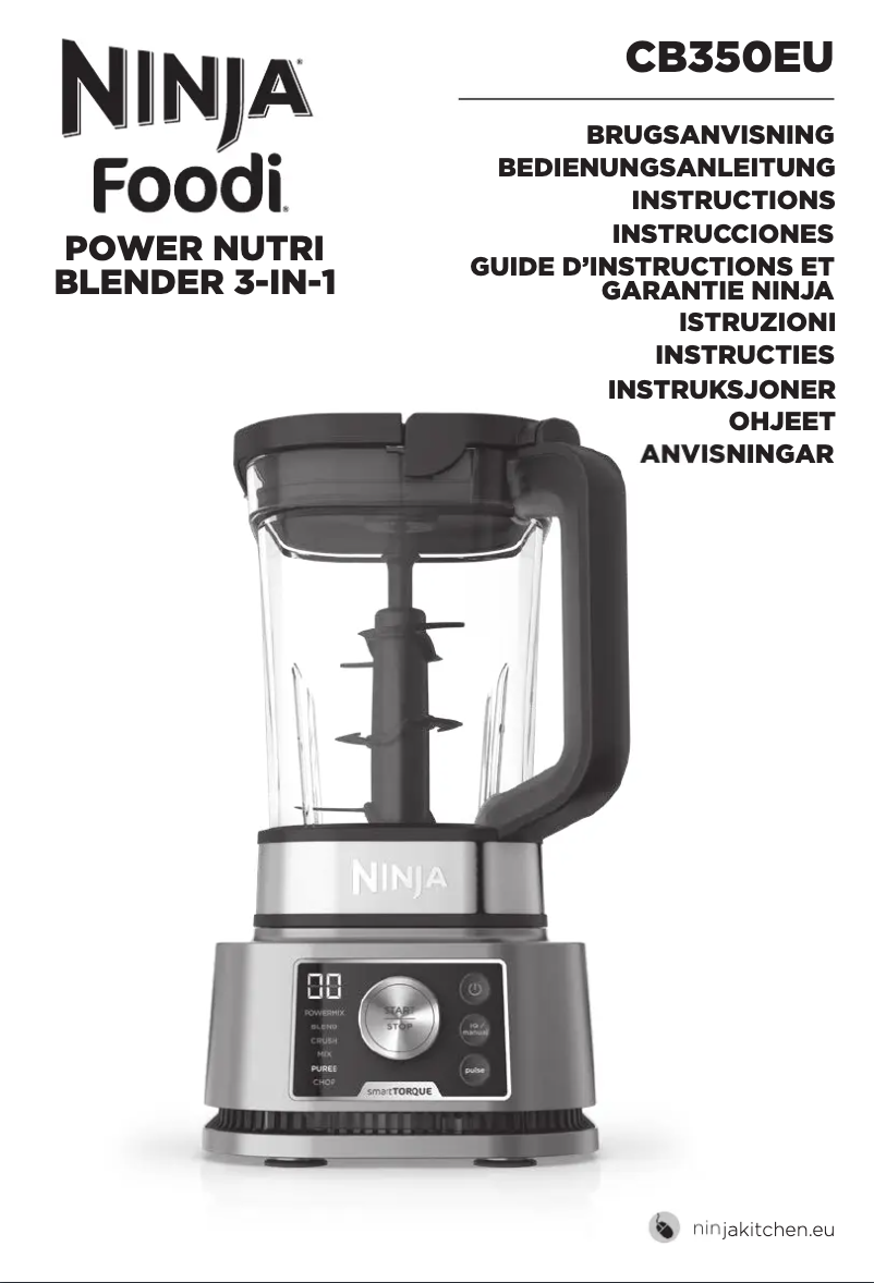 Image de la première page du manuel de l'appareil Foodi Power Nutri CB350EU