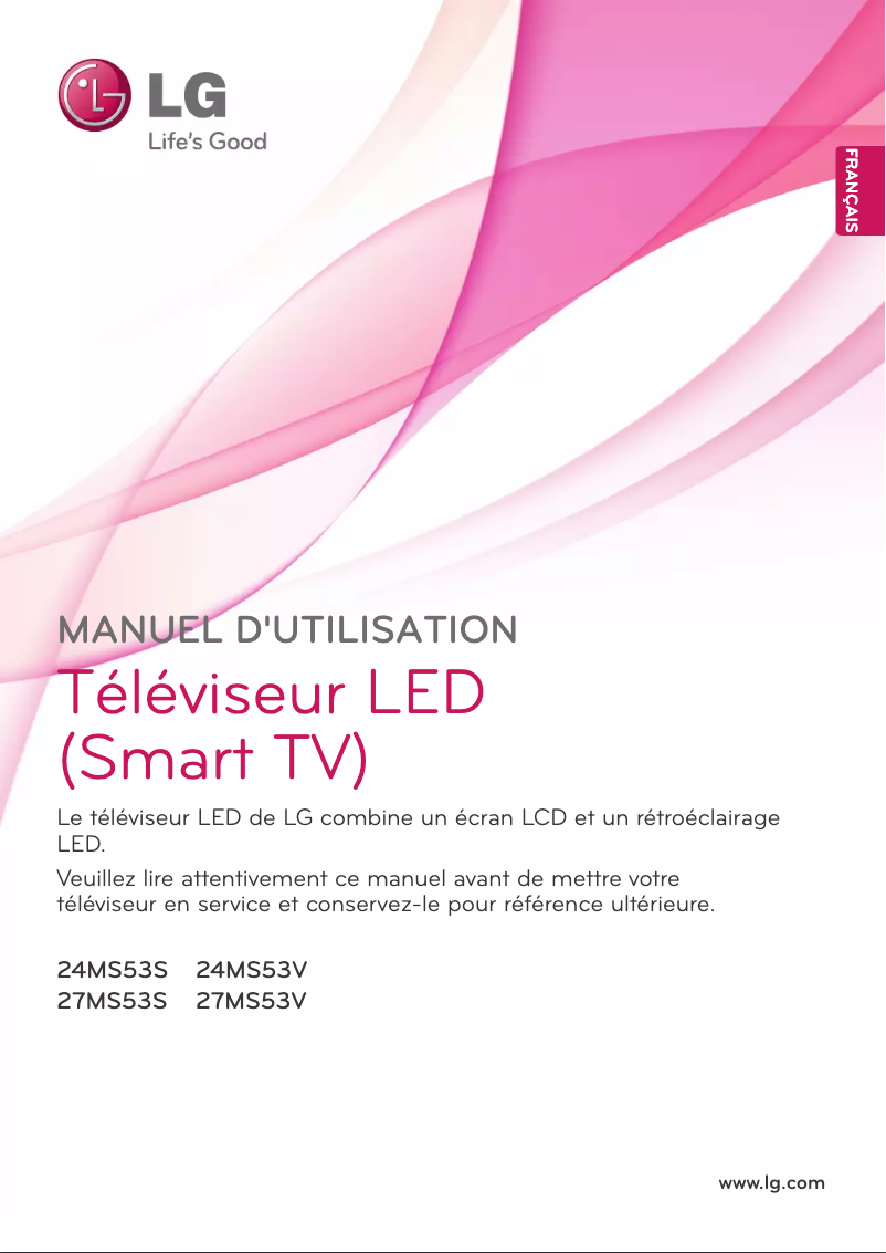 Page n°1 - Manuel utilisateur LG 27MS53S-PZ