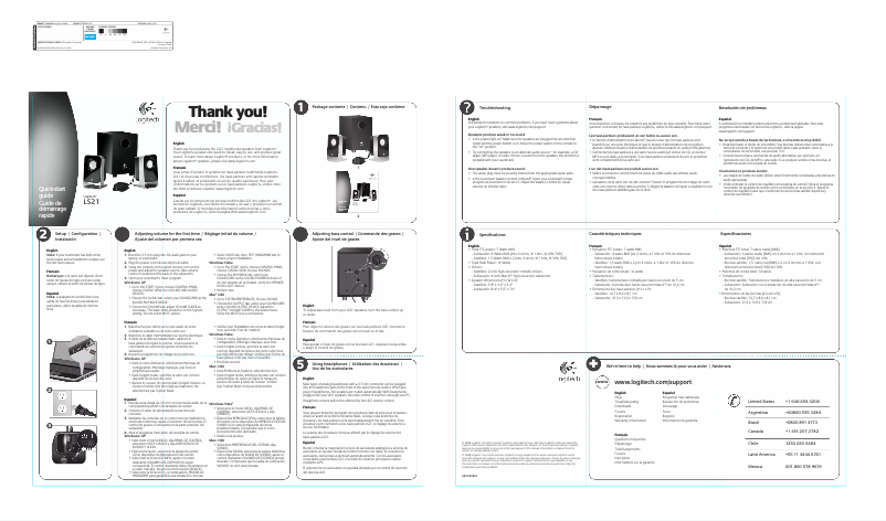 Image de la première page du manuel de l'appareil LS21