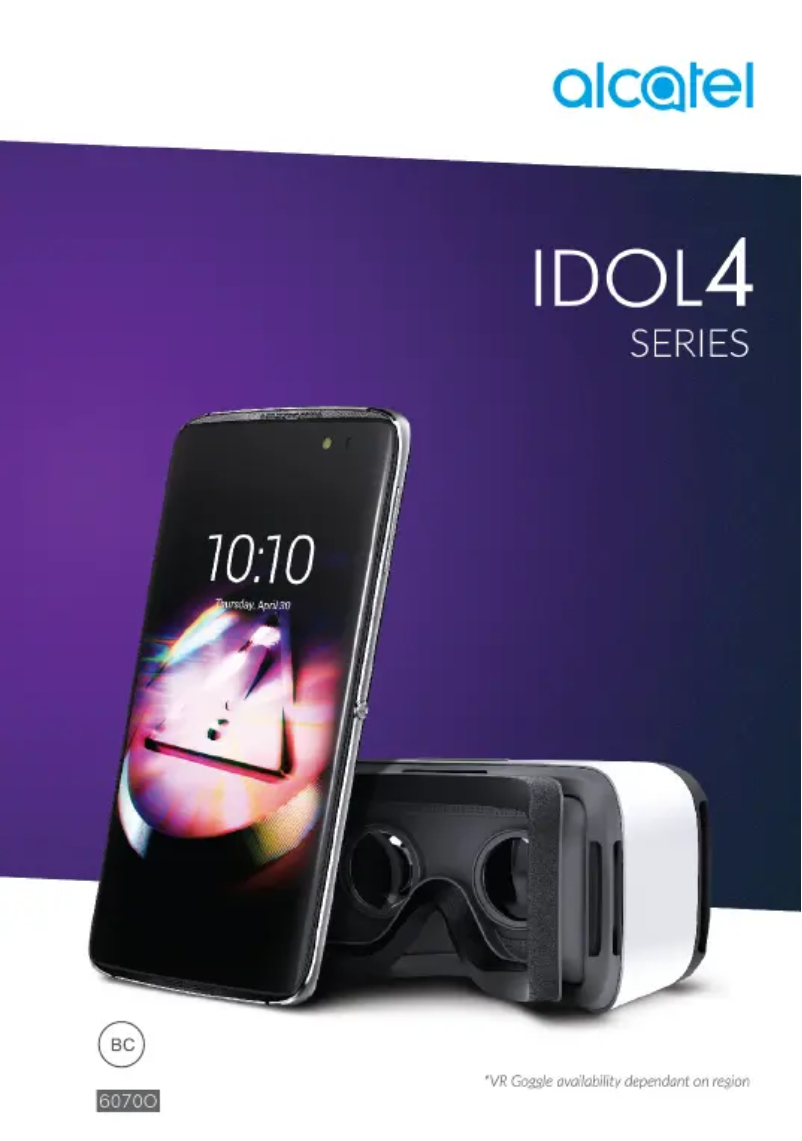 Image de la première page du manuel de l'appareil Idol 4S 6070 O