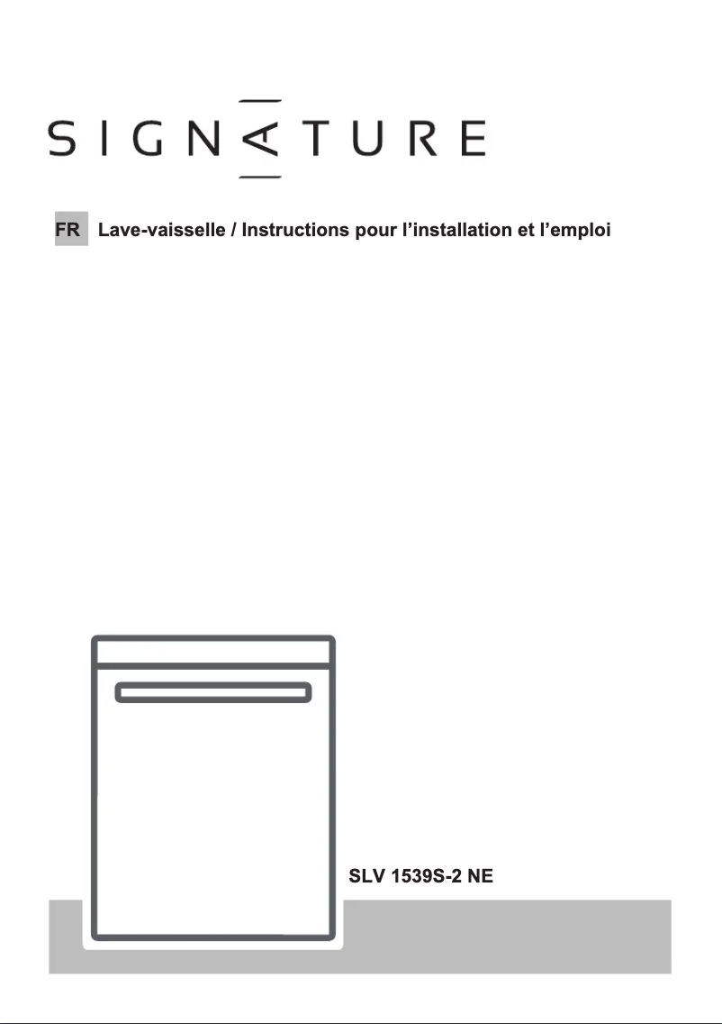 Page 1 de la notice Manuel utilisateur Signature SLV 1539S-2 NE
