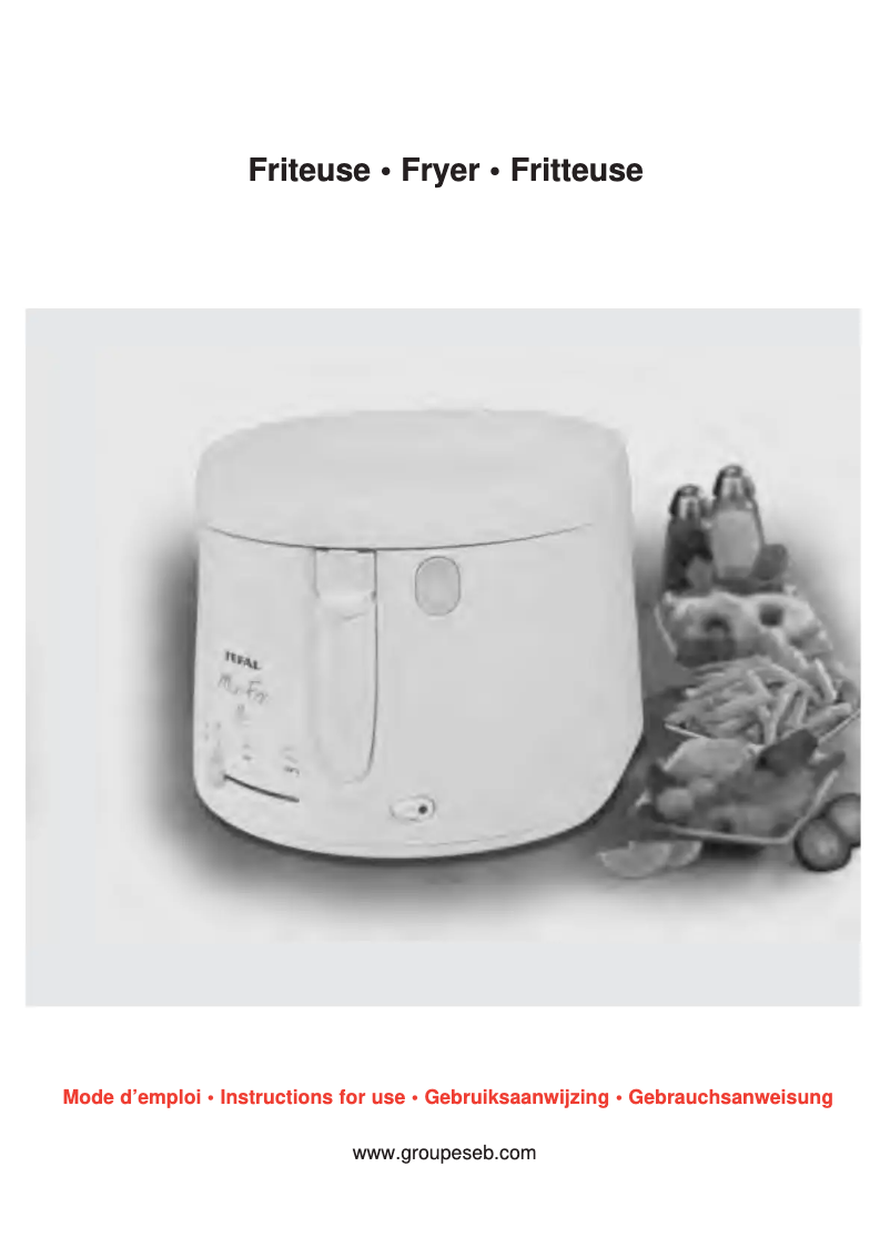 Page 1 de la notice Manuel utilisateur Tefal Maxi Fry FF1055