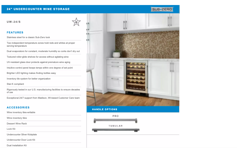 Image de la première page du manuel de l'appareil UW24SPHLH