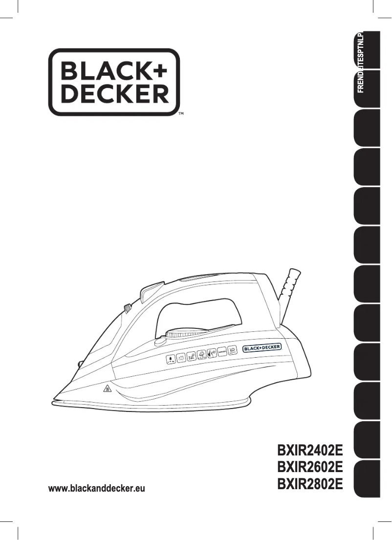 Page 1 de la notice Manuel utilisateur Black & Decker BXIR2402E