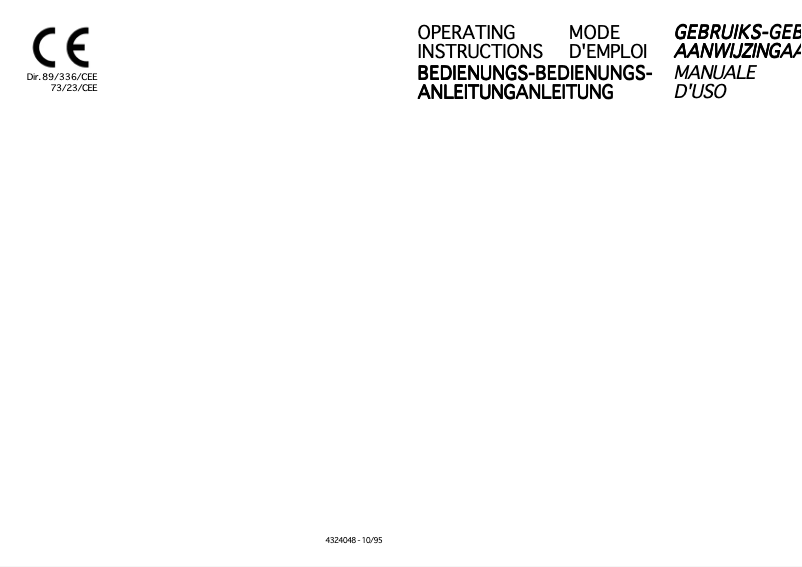Page 1 de la notice Manuel utilisateur Küppersbusch EDIP 938.0