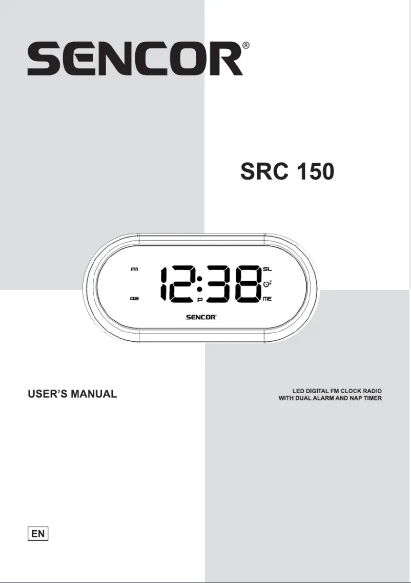 Image de la première page du manuel de l'appareil SRC 150 W