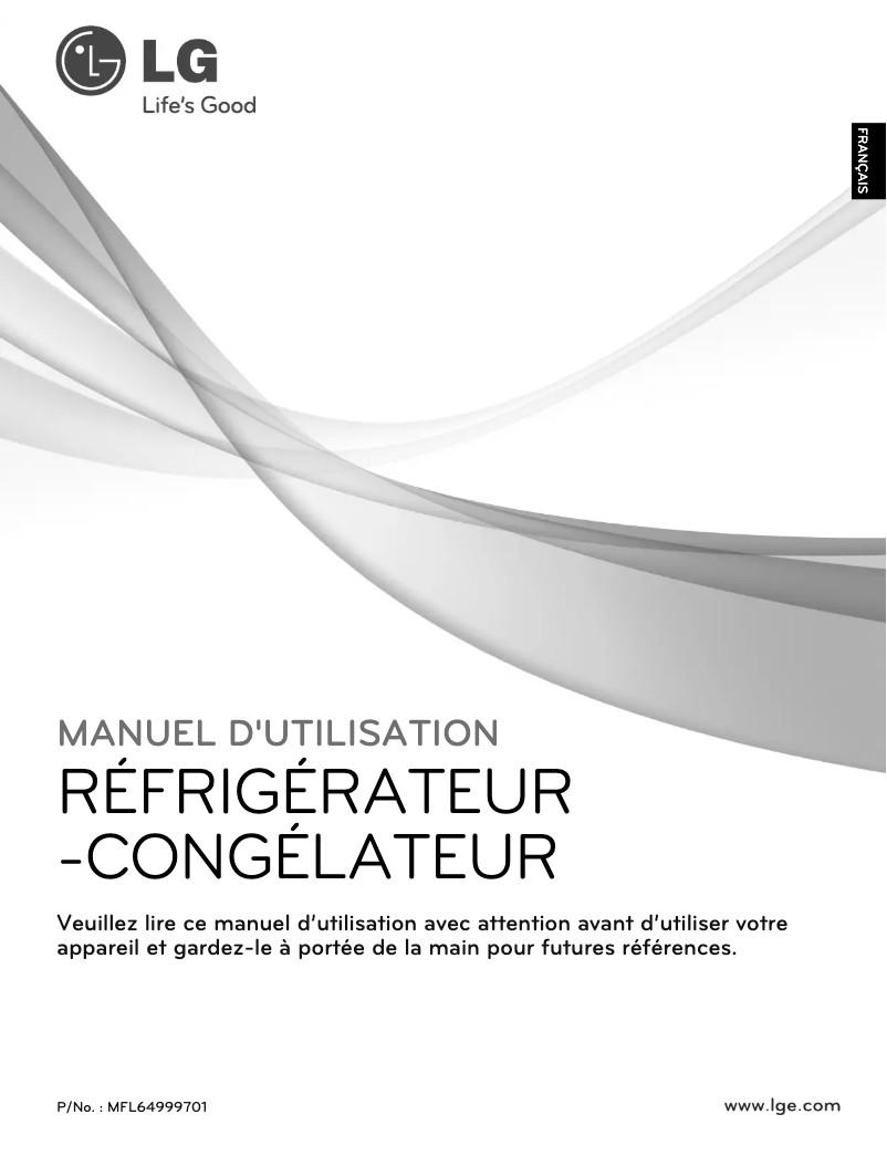 Page 1 de la notice Manuel utilisateur LG GCD-6203AC