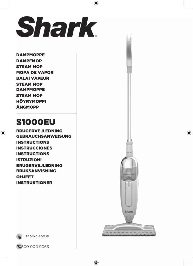 Page 1 de la notice Manuel utilisateur Shark S1000EU