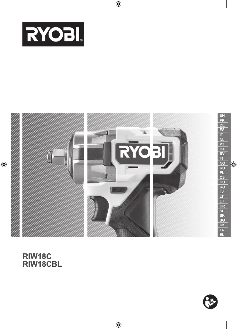 Page 1 de la notice Manuel utilisateur RYOBI One+ RIW18C