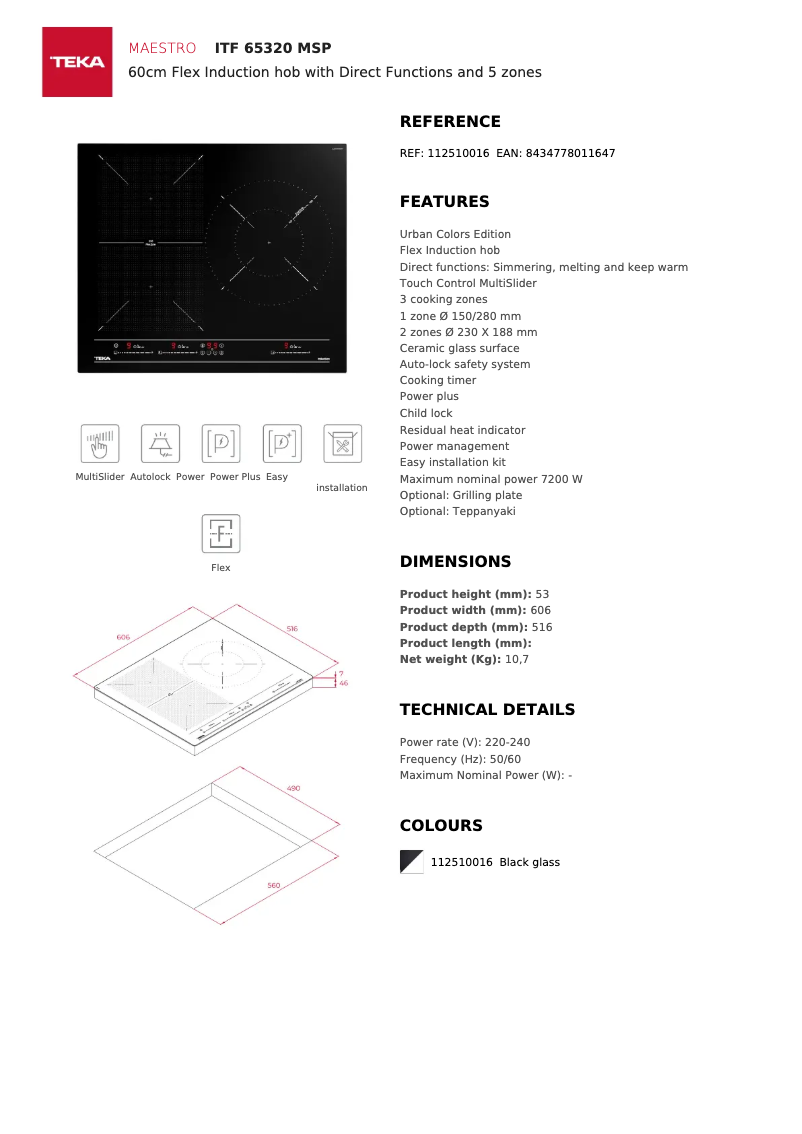 Image de la première page du manuel de l'appareil ITF 65320 MSP