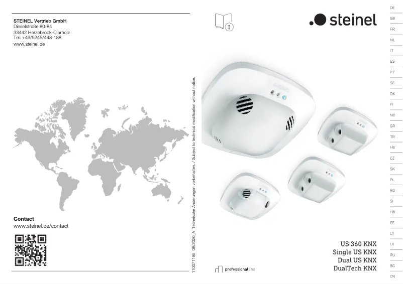 Image de la première page du manuel de l'appareil Dual US KNX