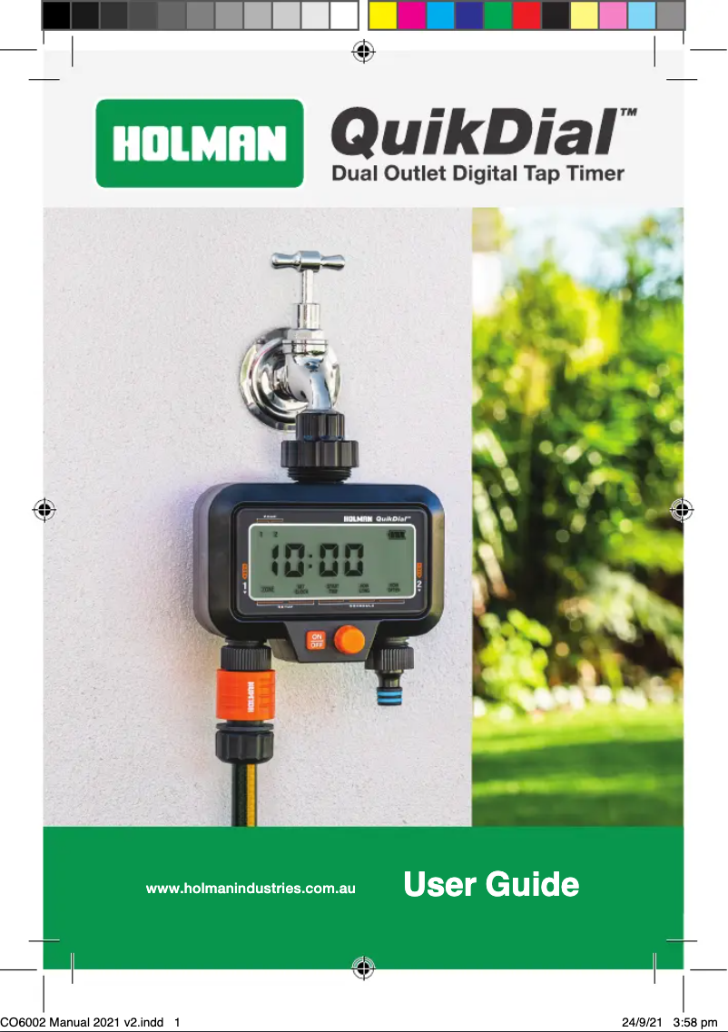 Page n°1 - Manuel utilisateur Holman CO6002