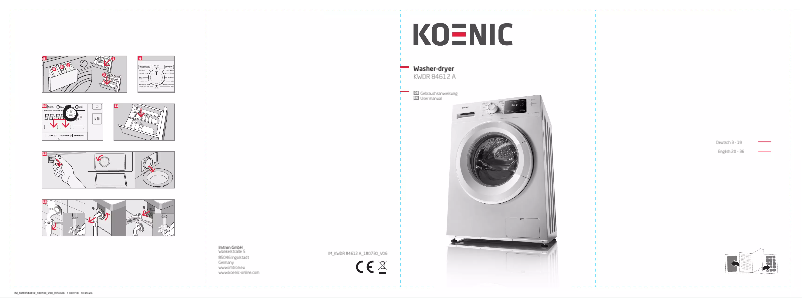 Page 1 de la notice Manuel utilisateur Koenic KWDR 84612 A