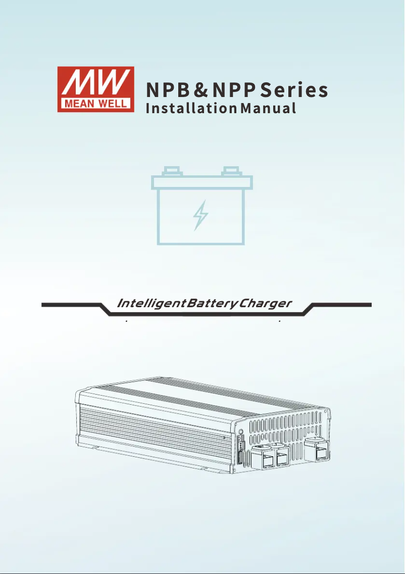 Page 1 de la notice Manuel utilisateur Mean Well NPB-750-48