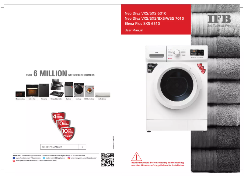 Image de la première page du manuel de l'appareil Neo Diva VXS 7010