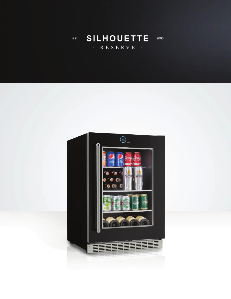 Página 1 del manual Folleto Danby Silhouette SRVBC050L