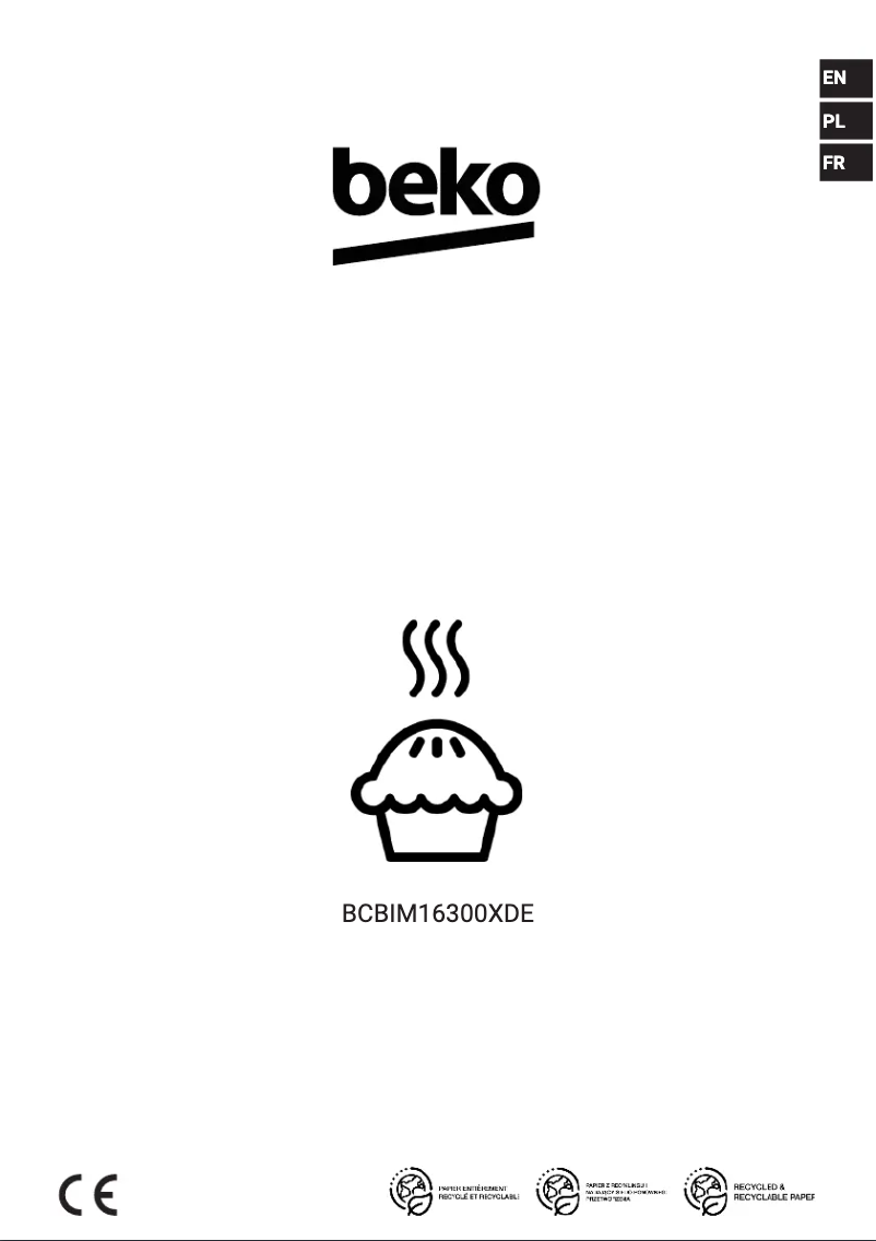 Page 1 de la notice Manuel utilisateur Beko BCBIM16300XDE