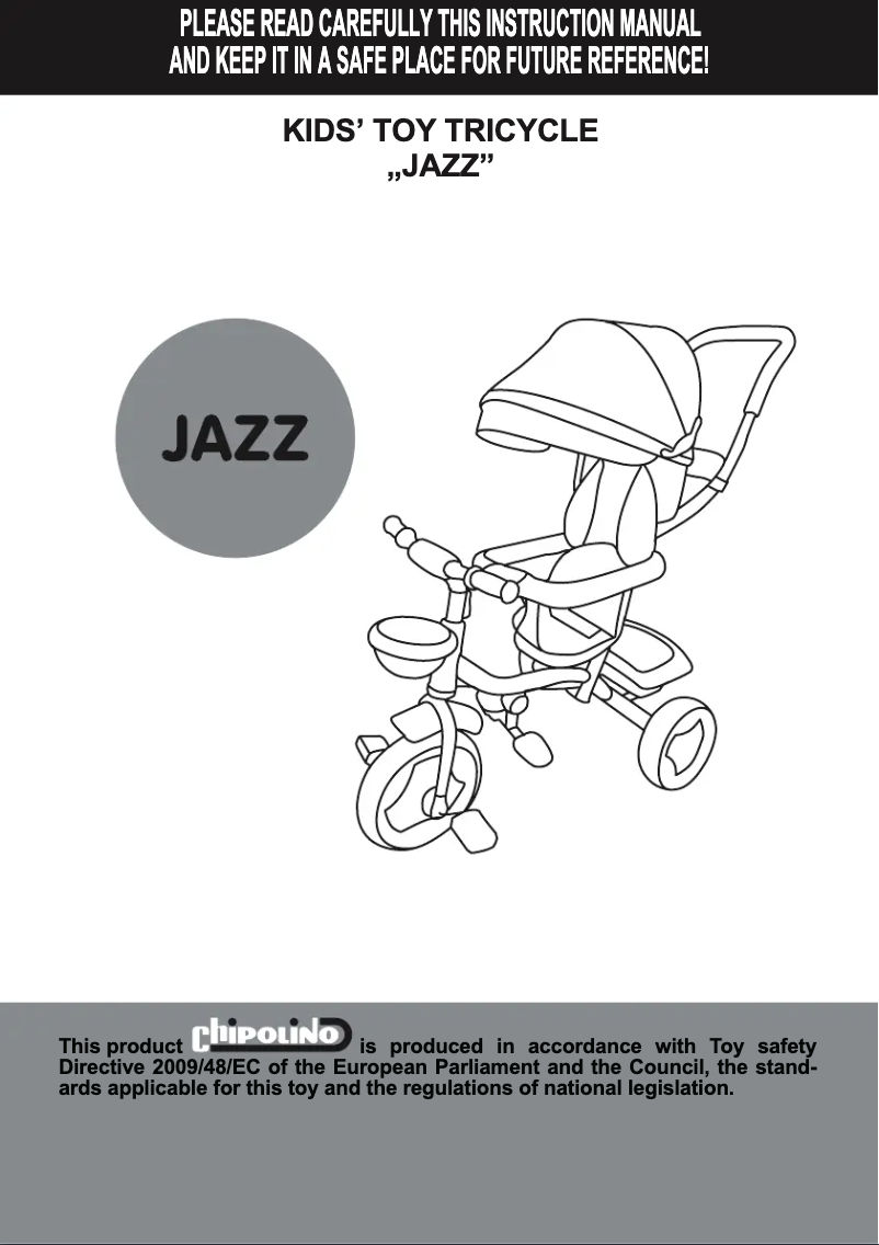 Page 1 de la notice Manuel utilisateur Chipolino Jazz