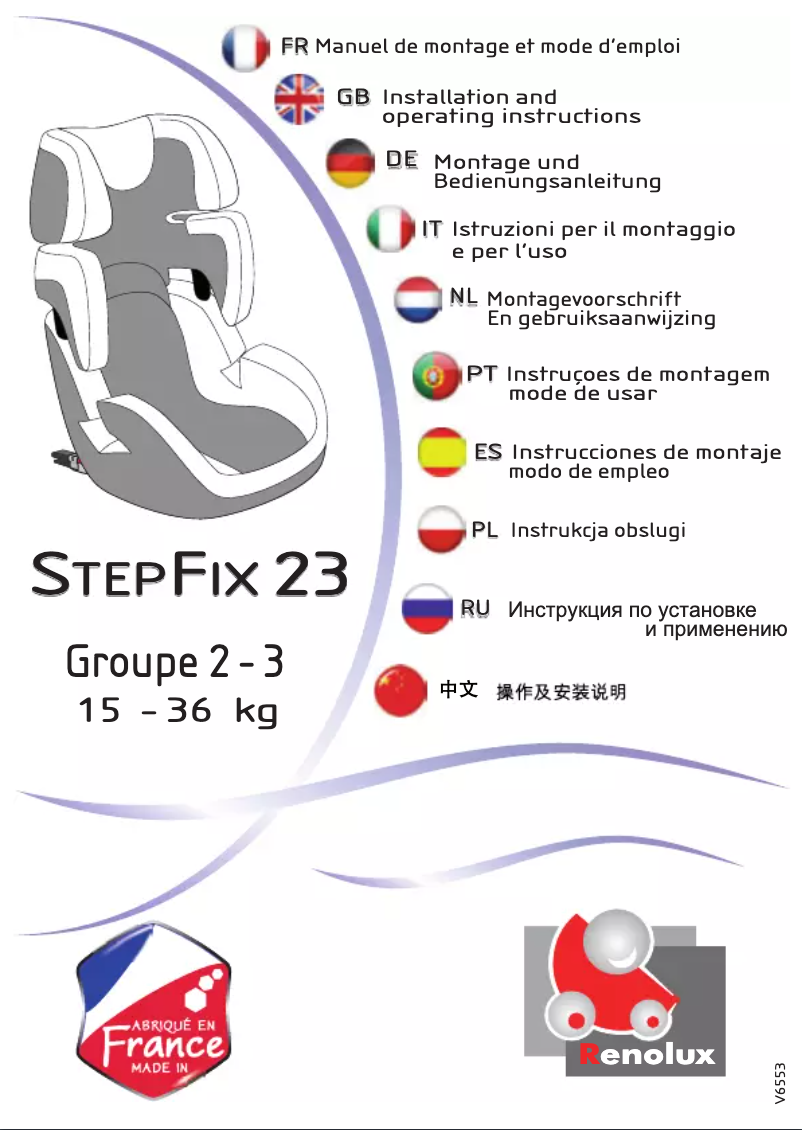 Página 1 del manual Manual de usuario Renolux StepFix 23