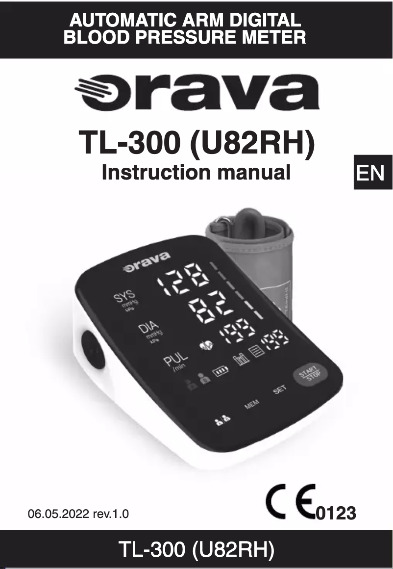 Page 1 de la notice Manuel utilisateur Orava TL-300