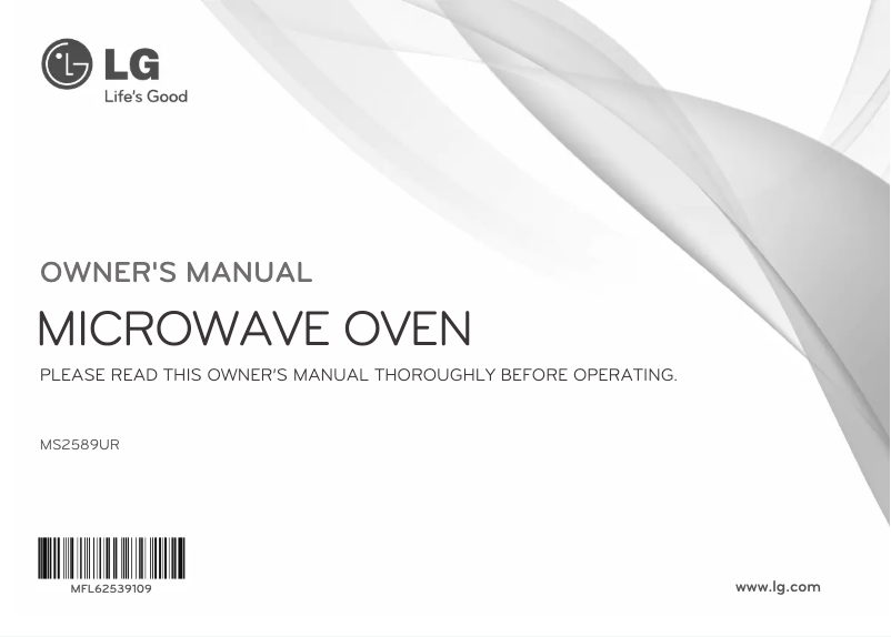 Imagen de la primera página del manual del dispositivo MS2589UR