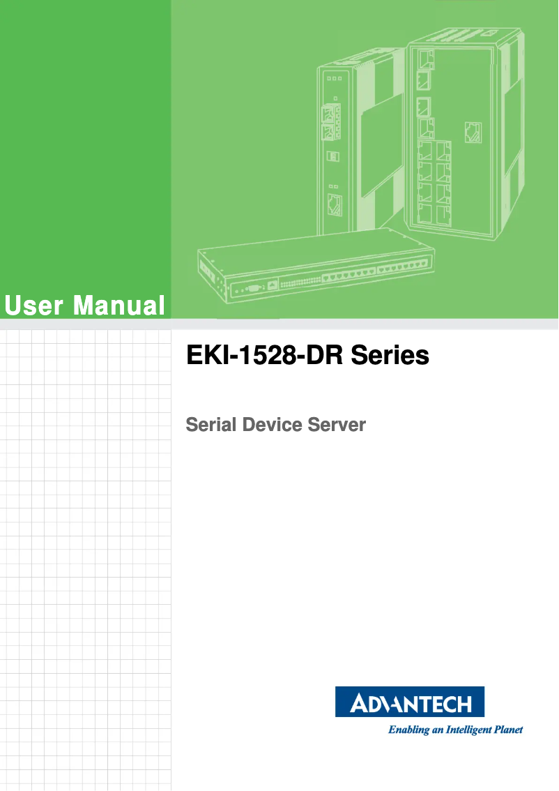 Page n°1 - Manuel utilisateur Advantech EKI-1528I-DR-AE