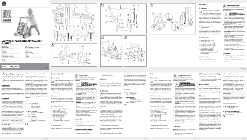 Page 1 de la notice Manuel utilisateur Playtive HG05085