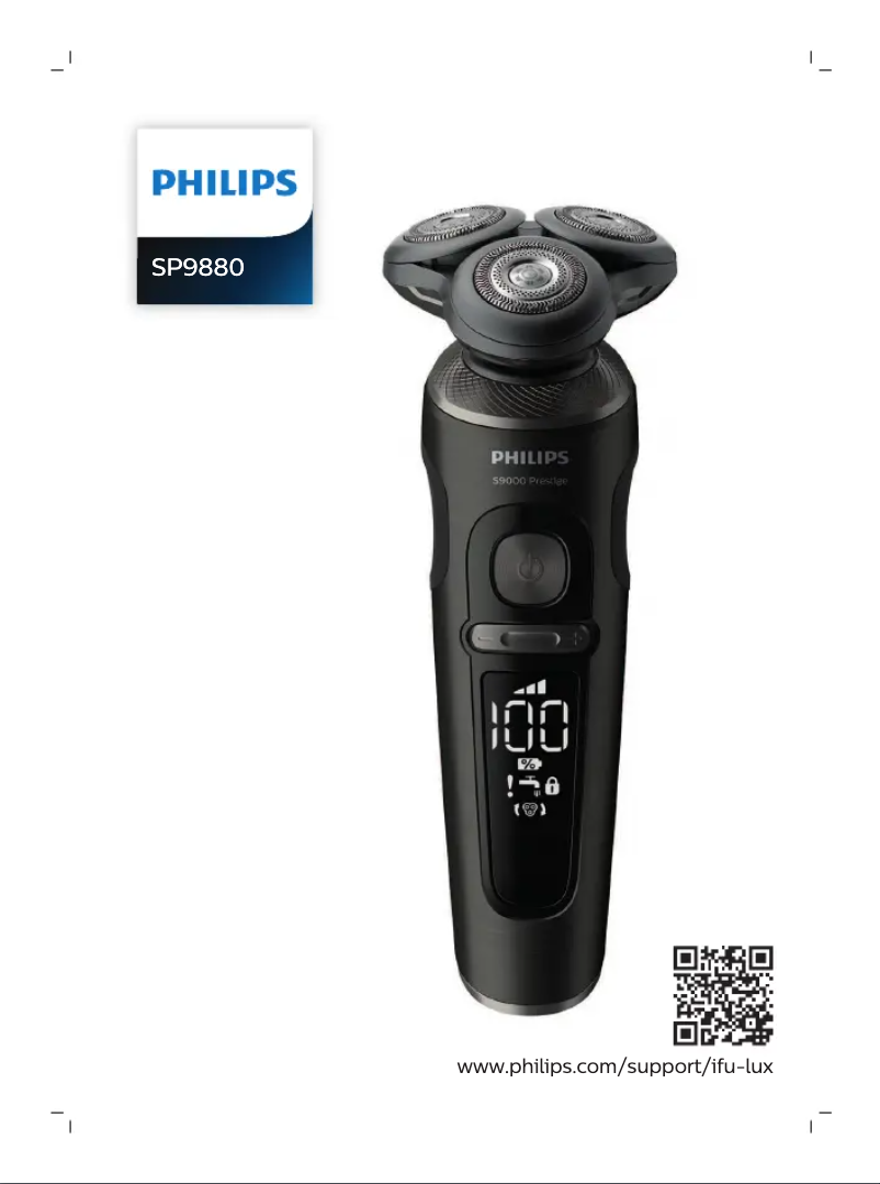 Page n°1 - Manuel utilisateur Philips SP9880
