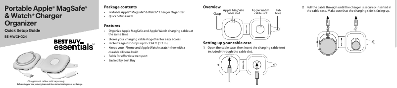 Page n°1 - Manuel utilisateur Best Buy BE-MWCHG24
