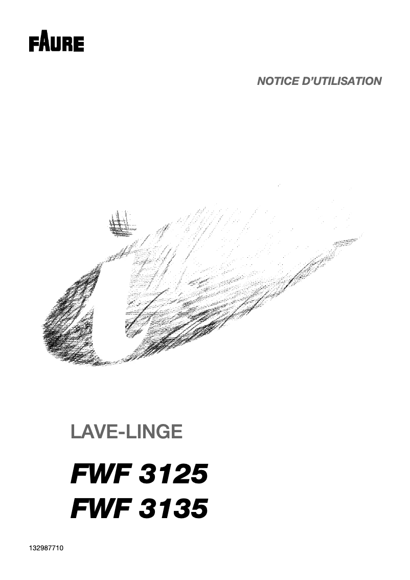 Image de la première page du manuel de l'appareil FWF3135