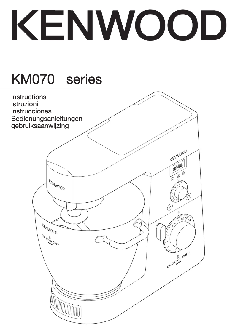 Image de la première page du manuel de l'appareil Cooking Chef KM069