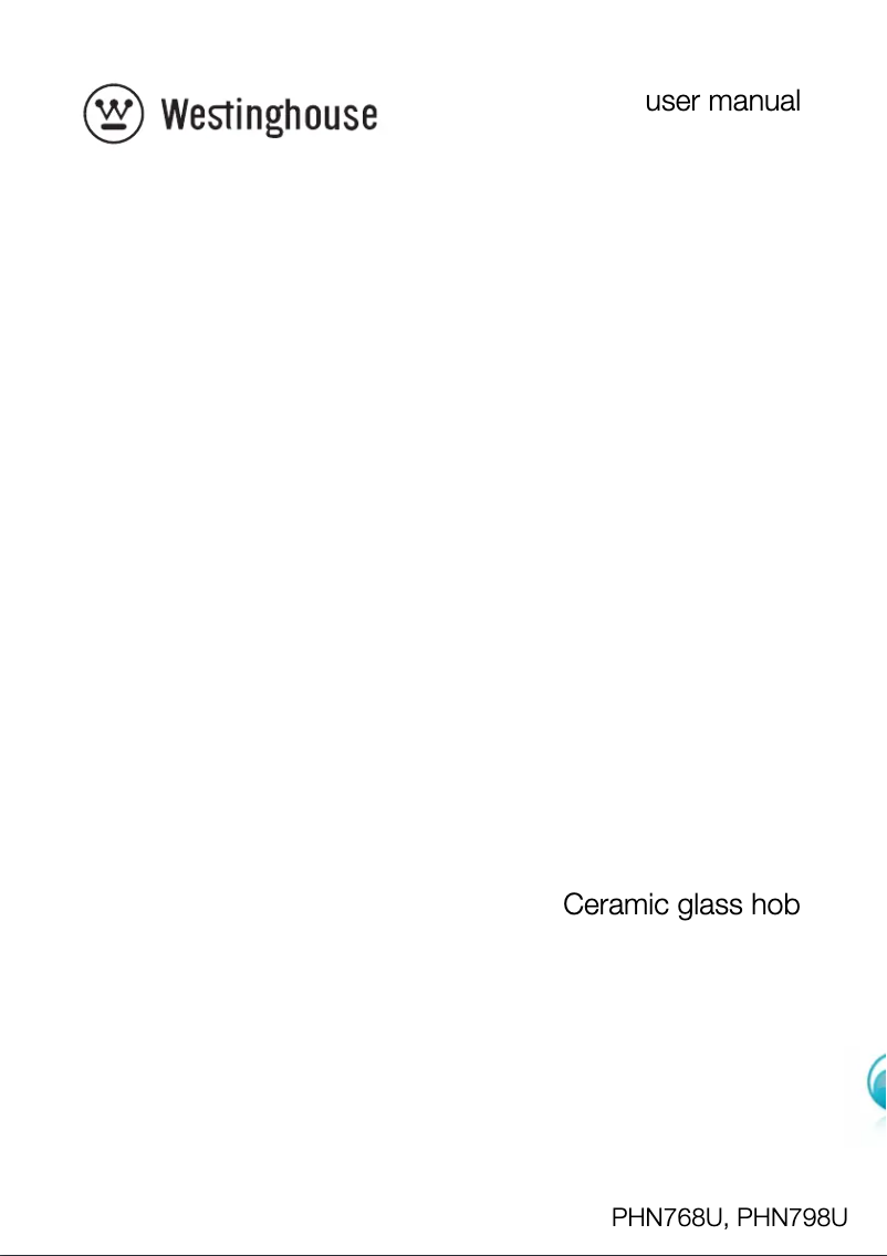 Page 1 de la notice Manuel utilisateur Westinghouse PHN798U