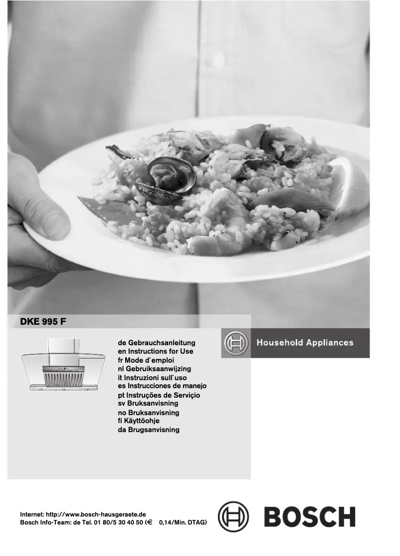 Image de la première page du manuel de l'appareil DKE995F