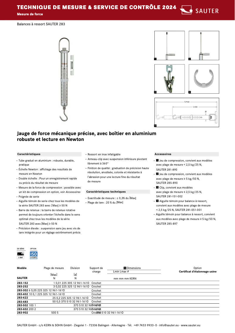 Image de la première page du manuel de l'appareil 283-502
