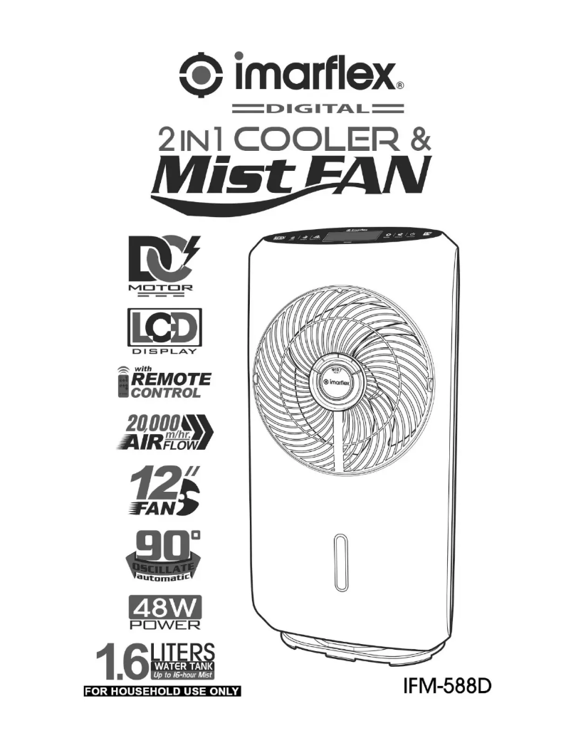 Image de la première page du manuel de l'appareil IFM-588D