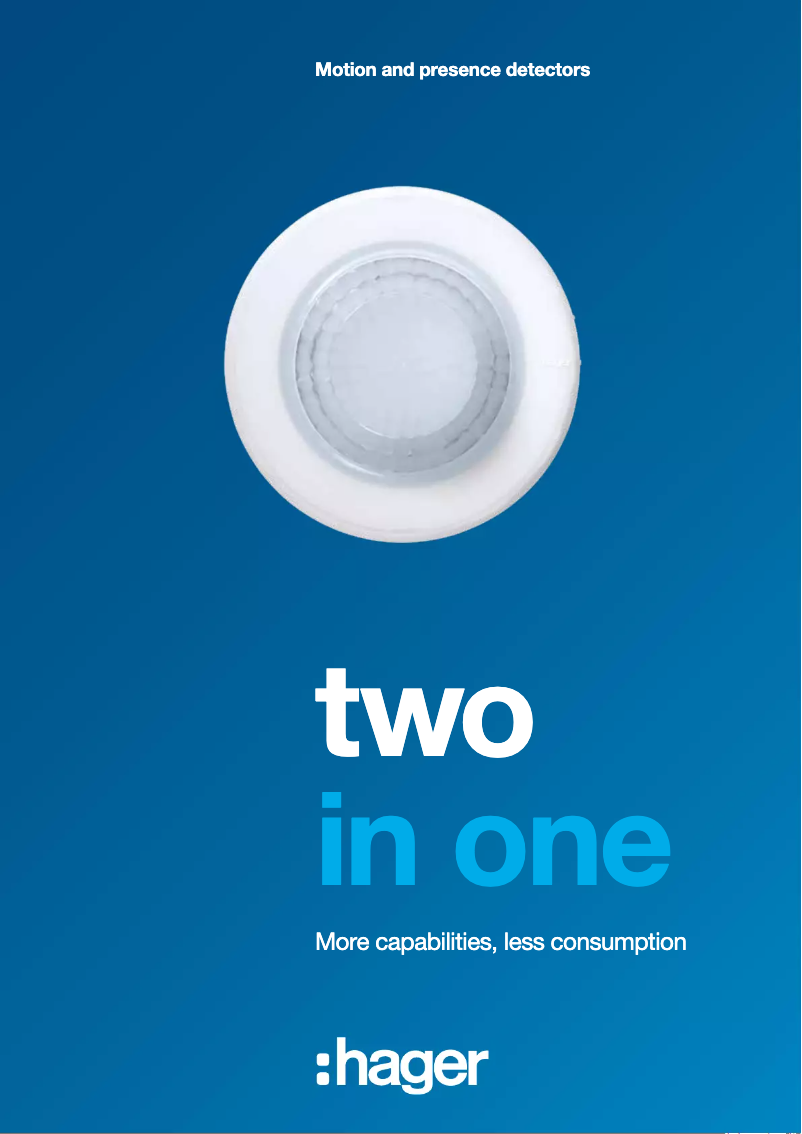 Page 1 de la notice Brochure Hager EE805A