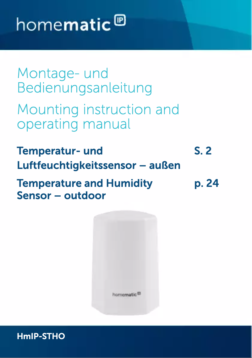 Page 1 de la notice Manuel utilisateur eQ-3 150573A0