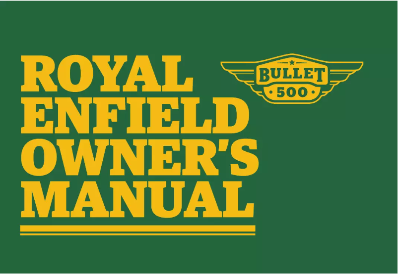 Image de la première page du manuel de l'appareil Bullet 500 (2014)