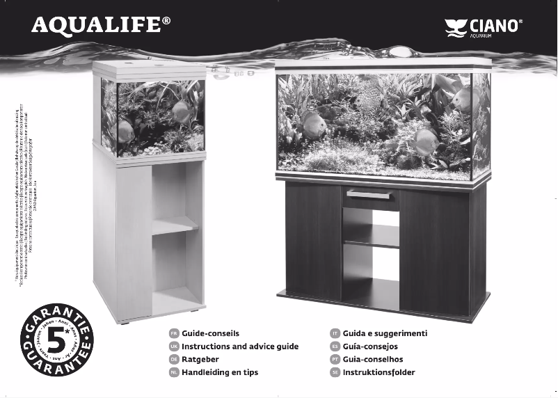 Image de la première page du manuel de l'appareil Aqualife