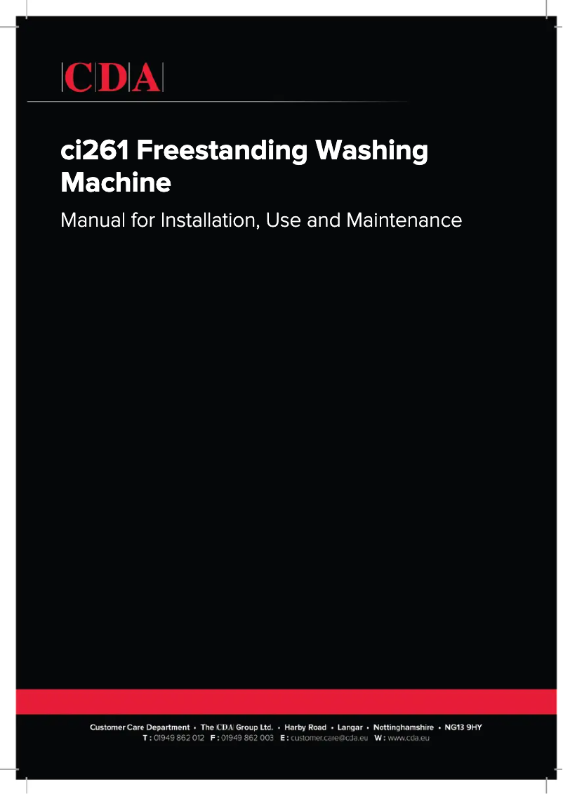 Imagen de la primera página del manual del dispositivo CI261