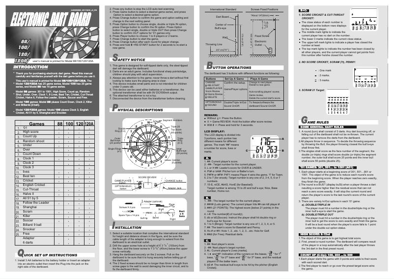 Page 1 de la notice Manuel utilisateur Echowell LC-100