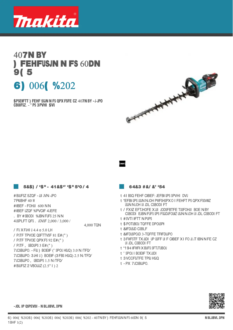 Image de la première page du manuel de l'appareil UH006GD202