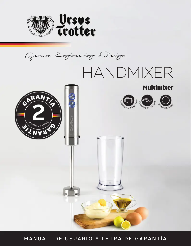 Page n°1 - Manuel utilisateur Ursus Trotter UT-KLOT400SS