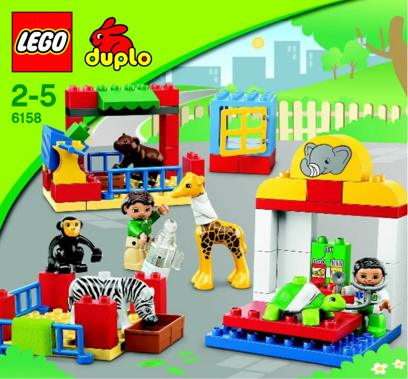 Page 1 de la notice Manuel utilisateur Lego 6158