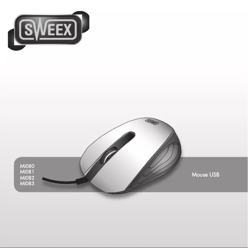 Page 1 de la notice Manuel utilisateur Sweex MI080